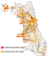 Chicago's urban hot spots
