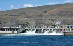 Hydroelectric dam in the Northwest