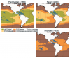 Calcium Carbonate Saturation in Ocean Surface Waters