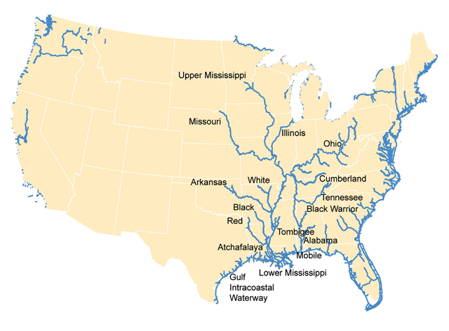 Navigable Inland Waterways | Global Climate Change Impacts in the ...